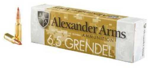 6.5 Grendel 20 Rounds Ammunition Alexander Arms 120 Grain Ballistic Tip